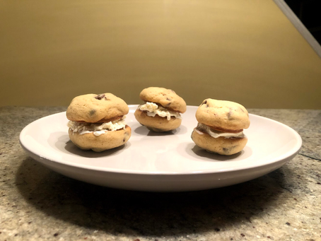 Chocolate Chip Cookie Ice Cream Sandwich: Bake-Along Edition