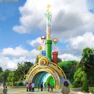 Entrance to Super Nintendo World at Universal Epic Universe