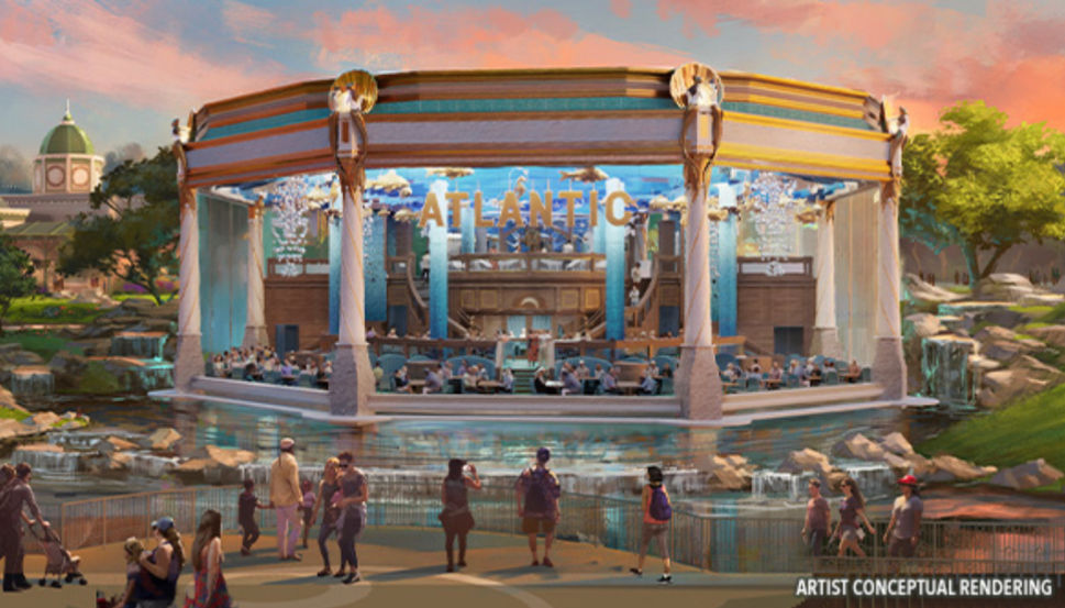 Atlantic restaurant at Universal Epic Universe