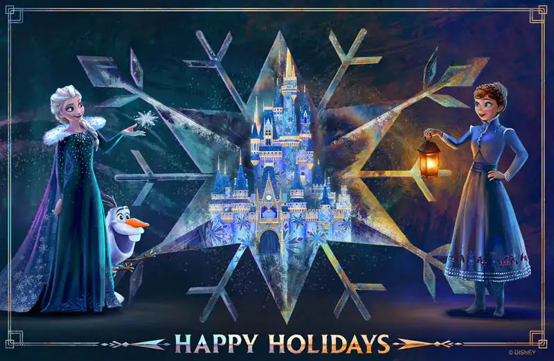 Frozen Holiday Surprise at Disney Magic Kingdom Park