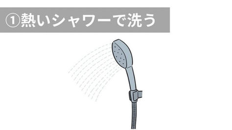 シャワーのイラスト