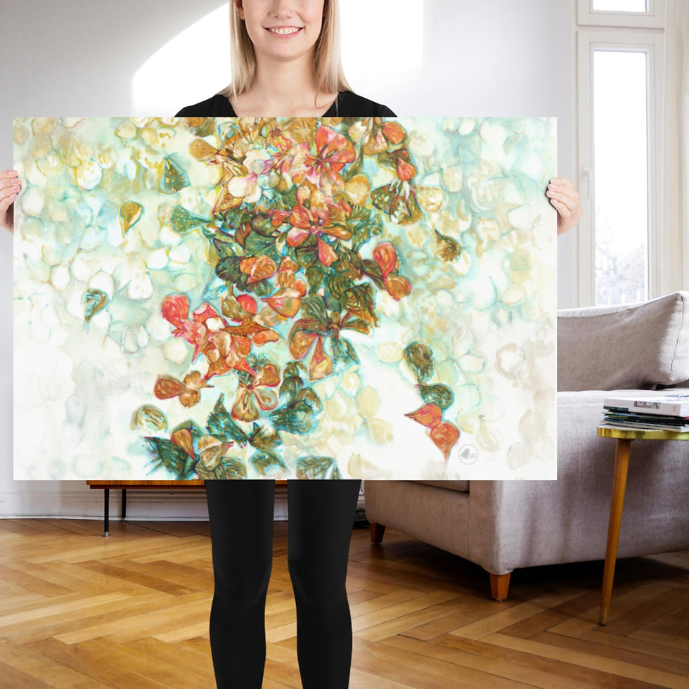 Thumbnail: paper print, beautiful painting of petals