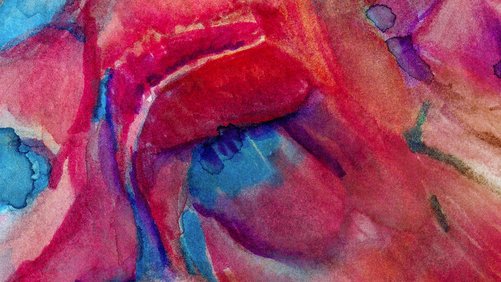 Thumbnail: detail of modern nature flowers drawing, artwork