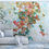 Thumbnail: wallpaper relaxing bohemian petals on water  aquarelle