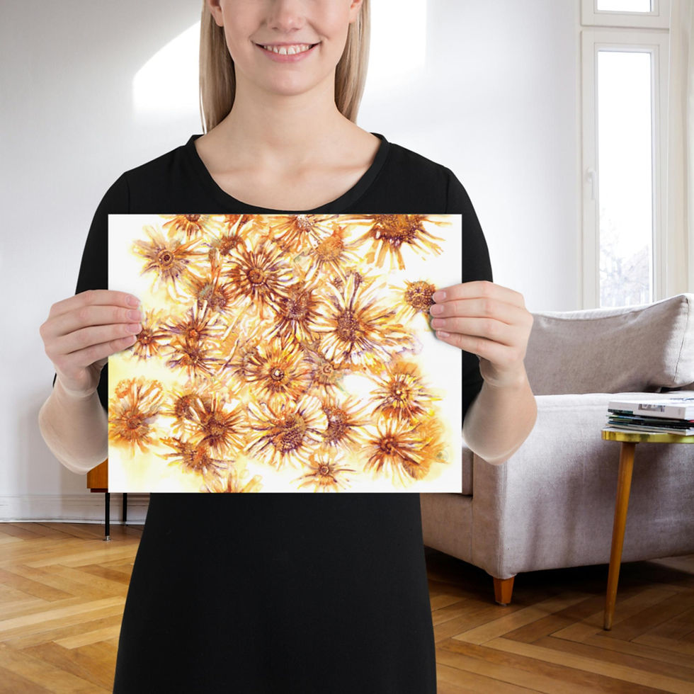 Thumbnail: surprising  golden floral decor