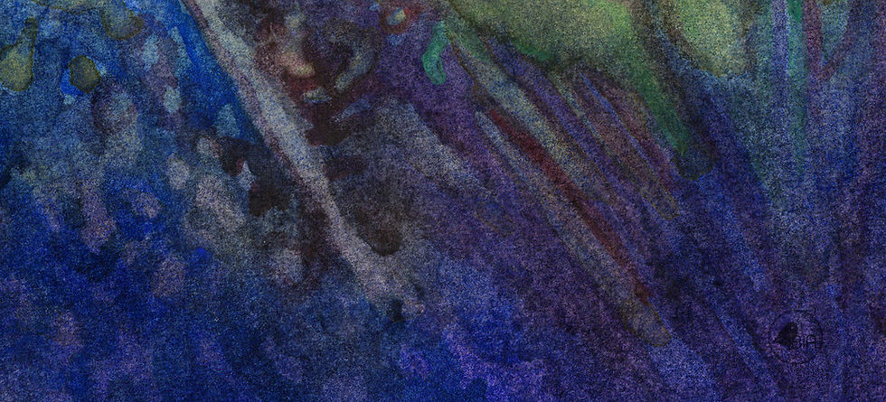 Thumbnail: detail of amazing dreamy colorful blossom, artwork