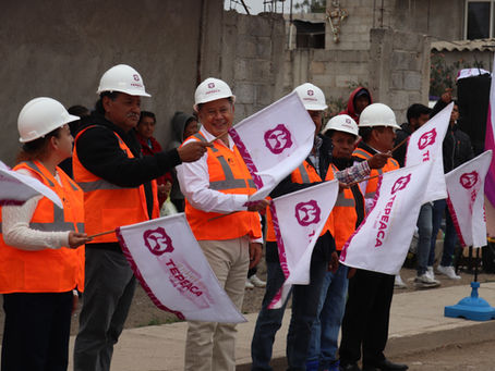 Obra de agua potable mejorará calidad de vida en San Mateo Parra