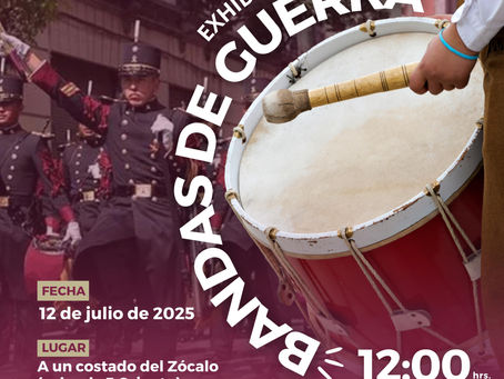CON EXHIBICIÓN DE BANDAS DE GUERRA, GOBIERNO DE LA CIUDAD PROMUEVE CULTURA CÍVICA