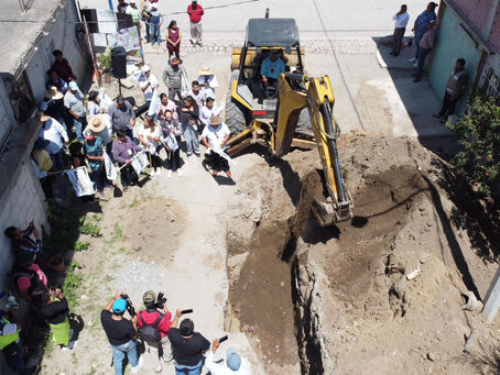Dan banderazo a obras comunitarias en Amozoc