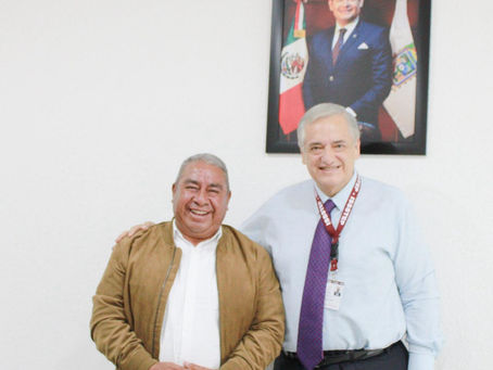 El presidente municipal, Severiano de la Rosa Romero, continúa tocando puertas y gestionando de manera directa en beneficio de su municipio.