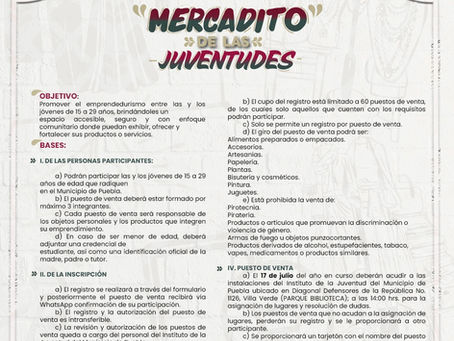 Impulsa el Instituto de la
Juventud del Municipio de Puebla el emprendimiento con espacios accesibles y seguros