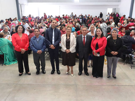 Así se festejó el fin de año con adultos mayores de las Estancias de Día de Cuautlancingo