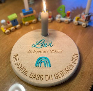 personalisierter Geburtstagsteller
