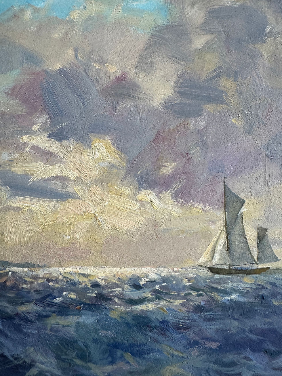 Thumbnail: Sunlight on spinnaker