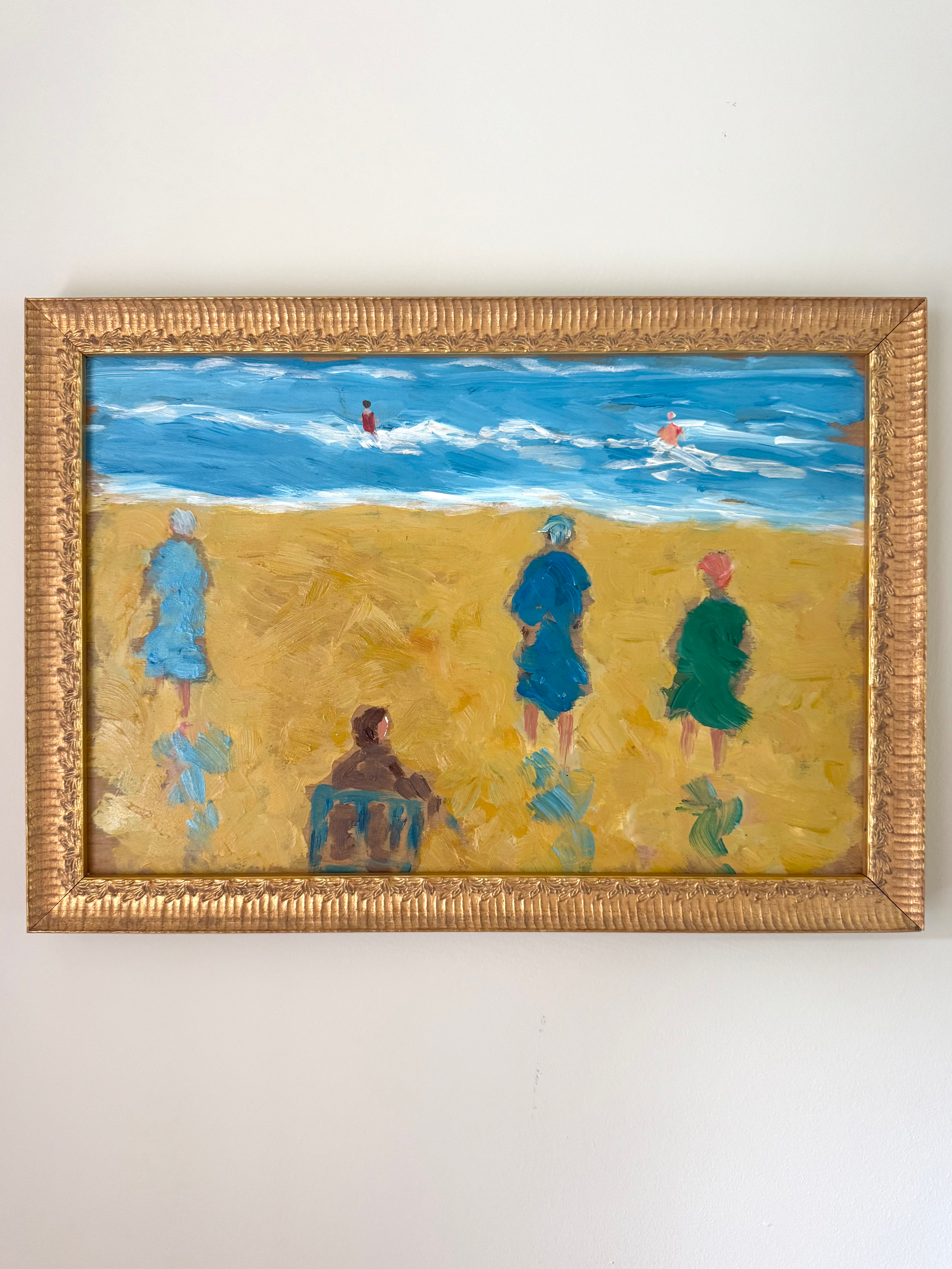 Beach bathers