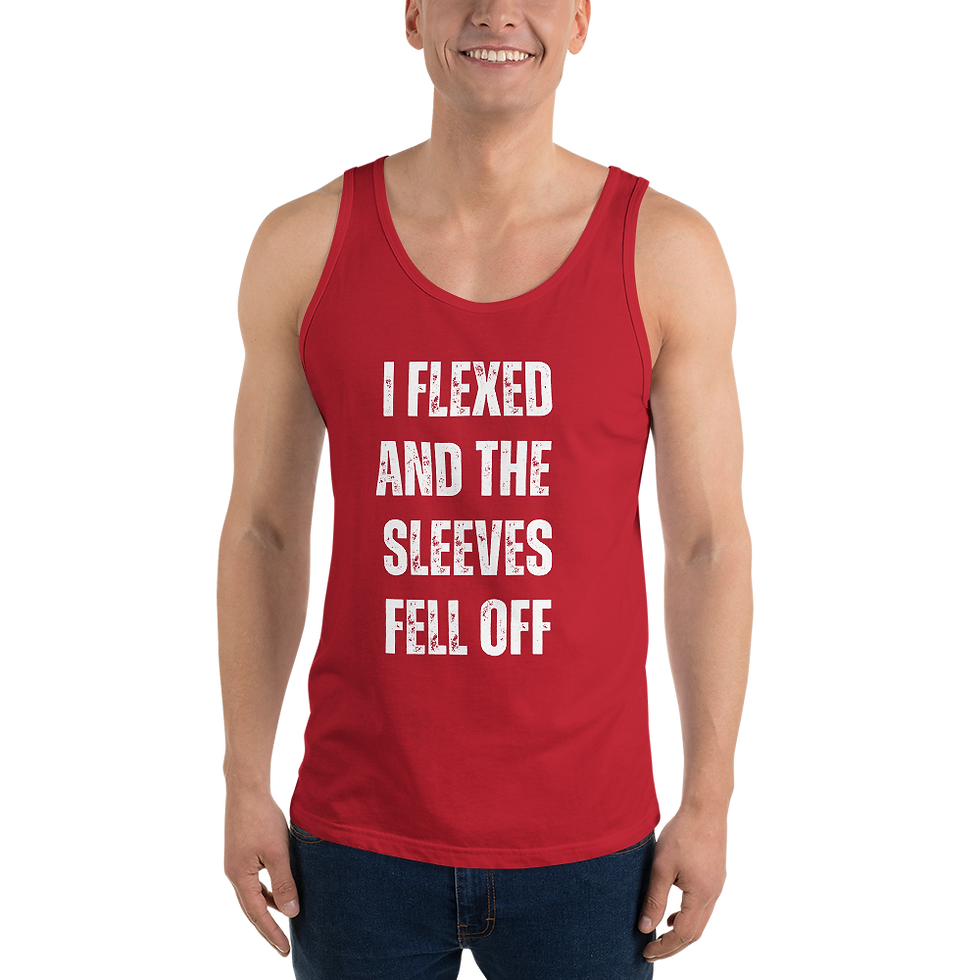 Thumbnail: I flexed Men's Tank Top