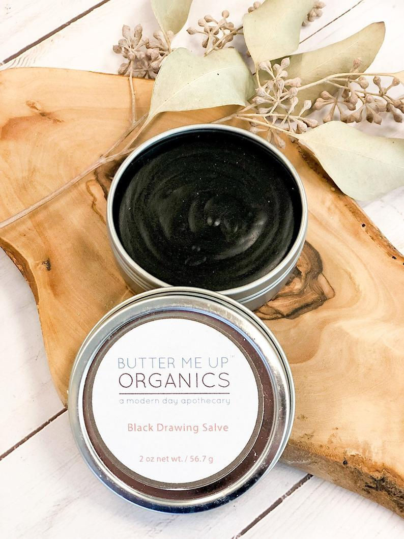Butter Me Up Organic Black Drawing Salve  