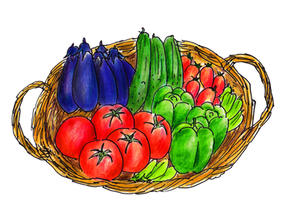 野菜の買出し