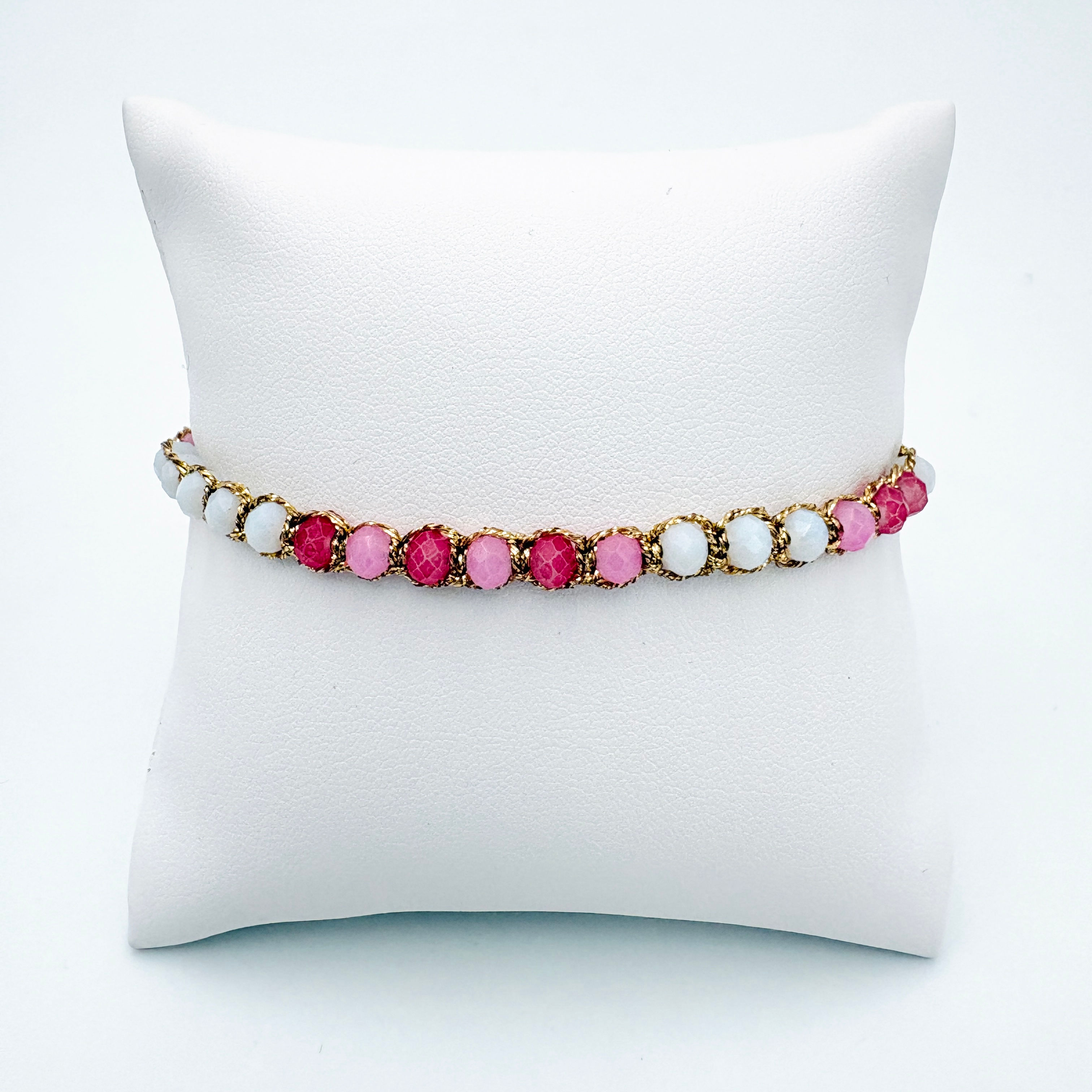 Bracelet 1 Rang Pivoine Baby Doll
