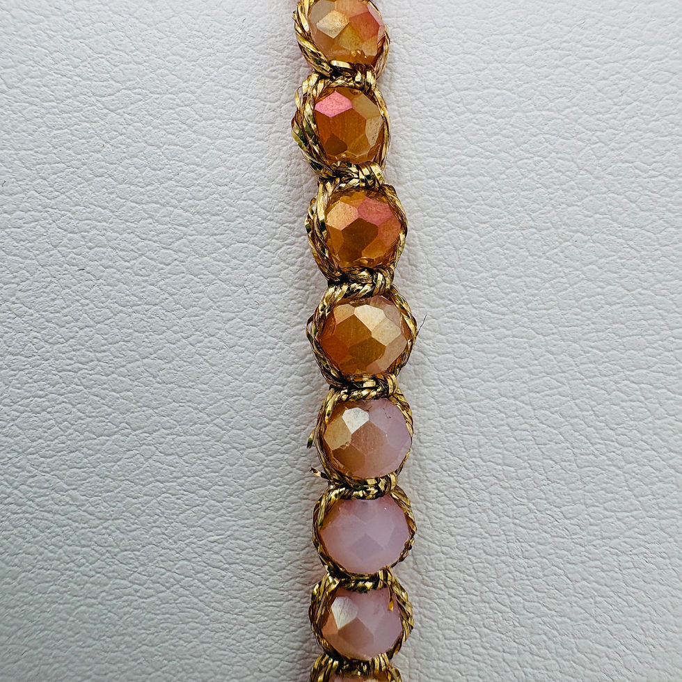 Miniature : Bracelet Bicolore 1 Rang Caren Gold