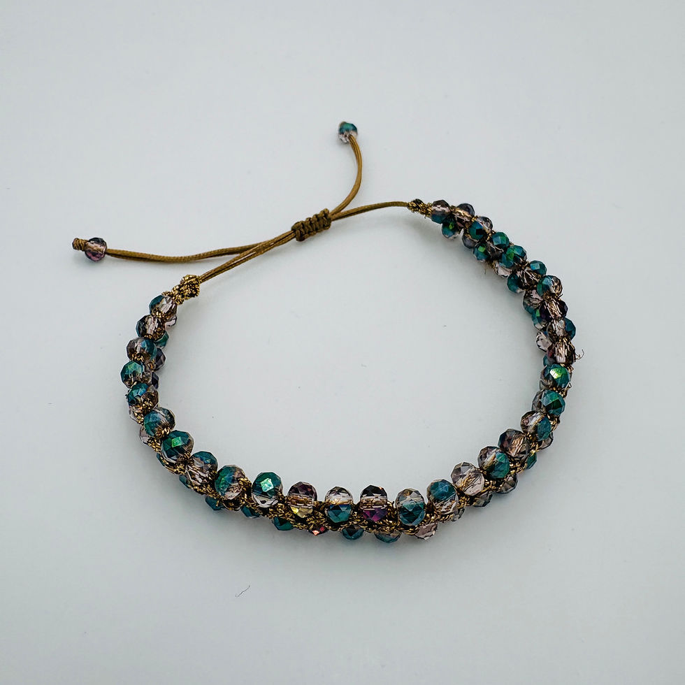 Miniature : Bracelet Bicolore 2 Rangs Hannah Gold