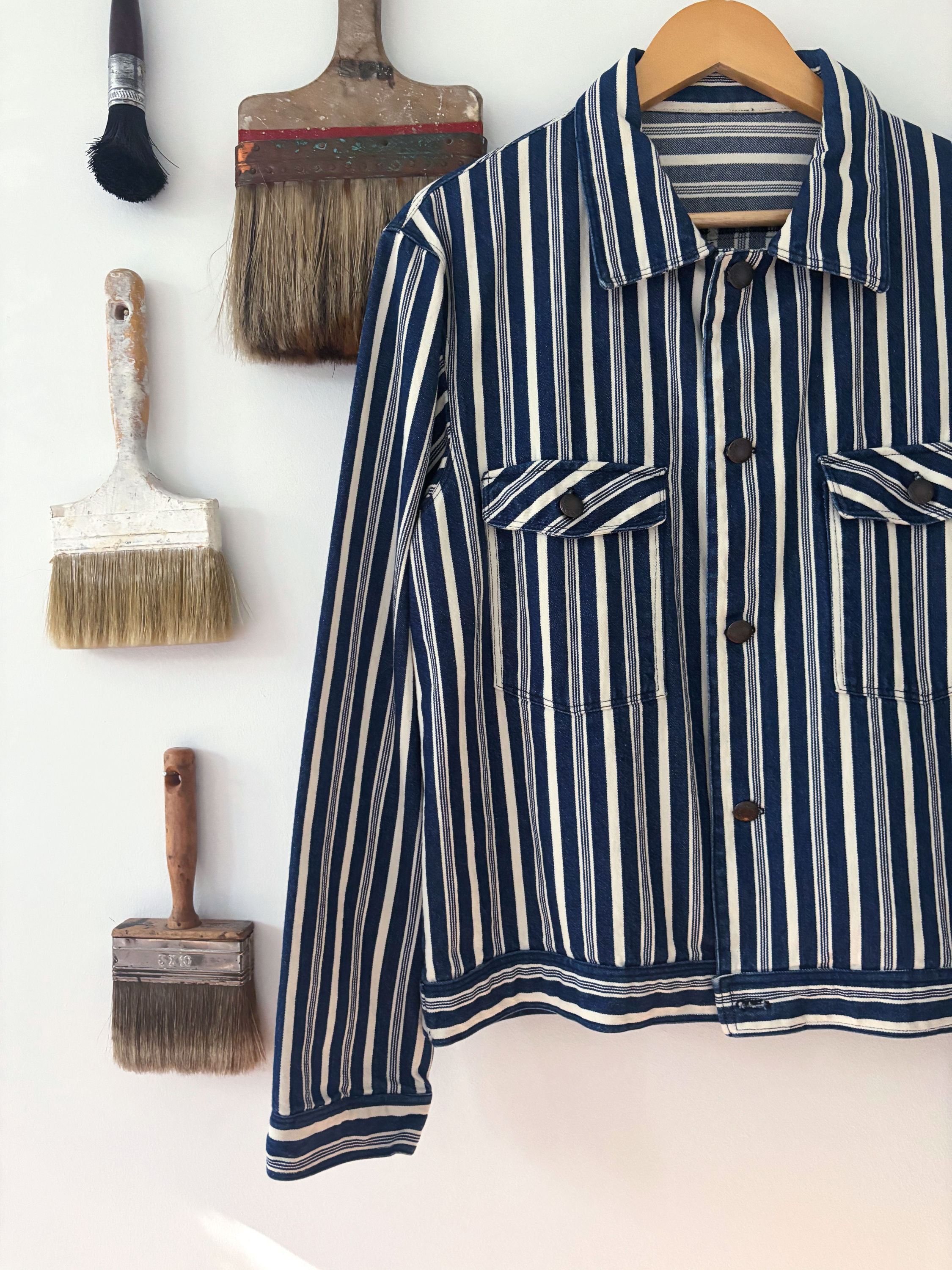 Striped Denim Jacket