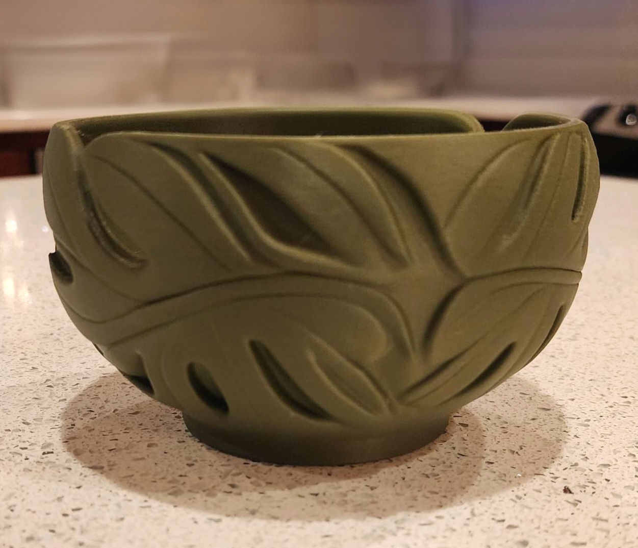 Monstera Leaf Bowl - Decorative Ornamental Bowl. Tropical Leaf Design Decor