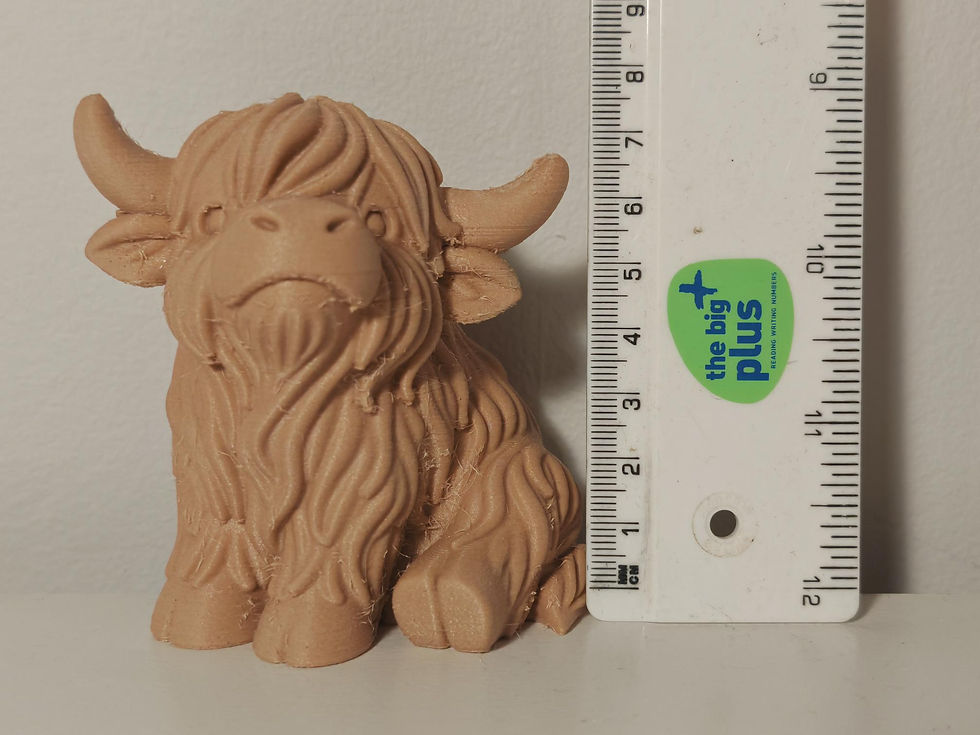 Thumbnail: Highland Cow Desk Buddy - Hairietta