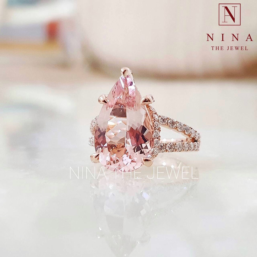 Thumbnail: 4.60ct Morganite Ring