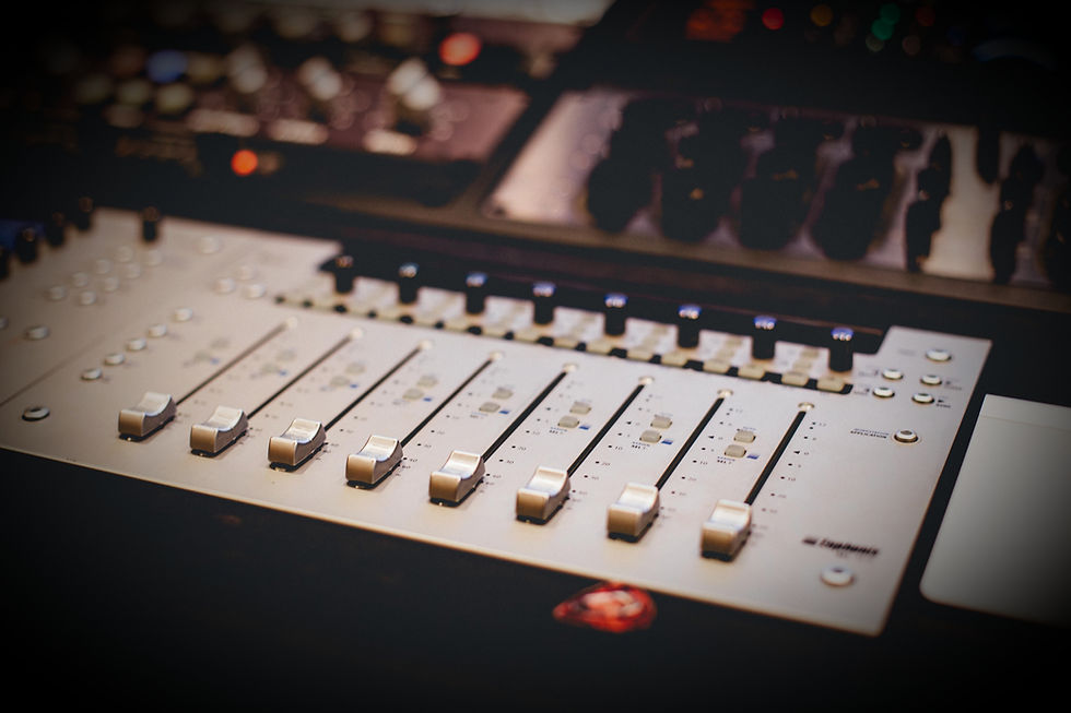 Audio Mixer Console