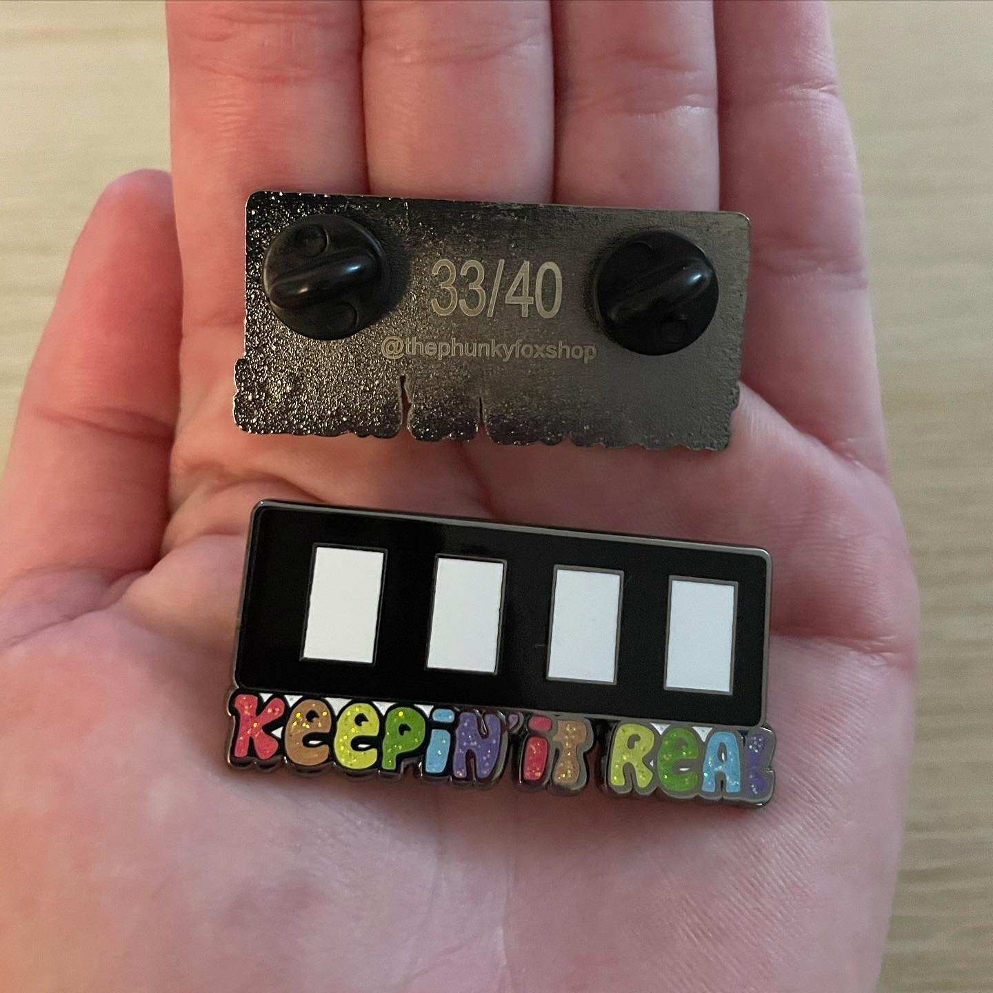 Keepin' it Real Enamel Pin