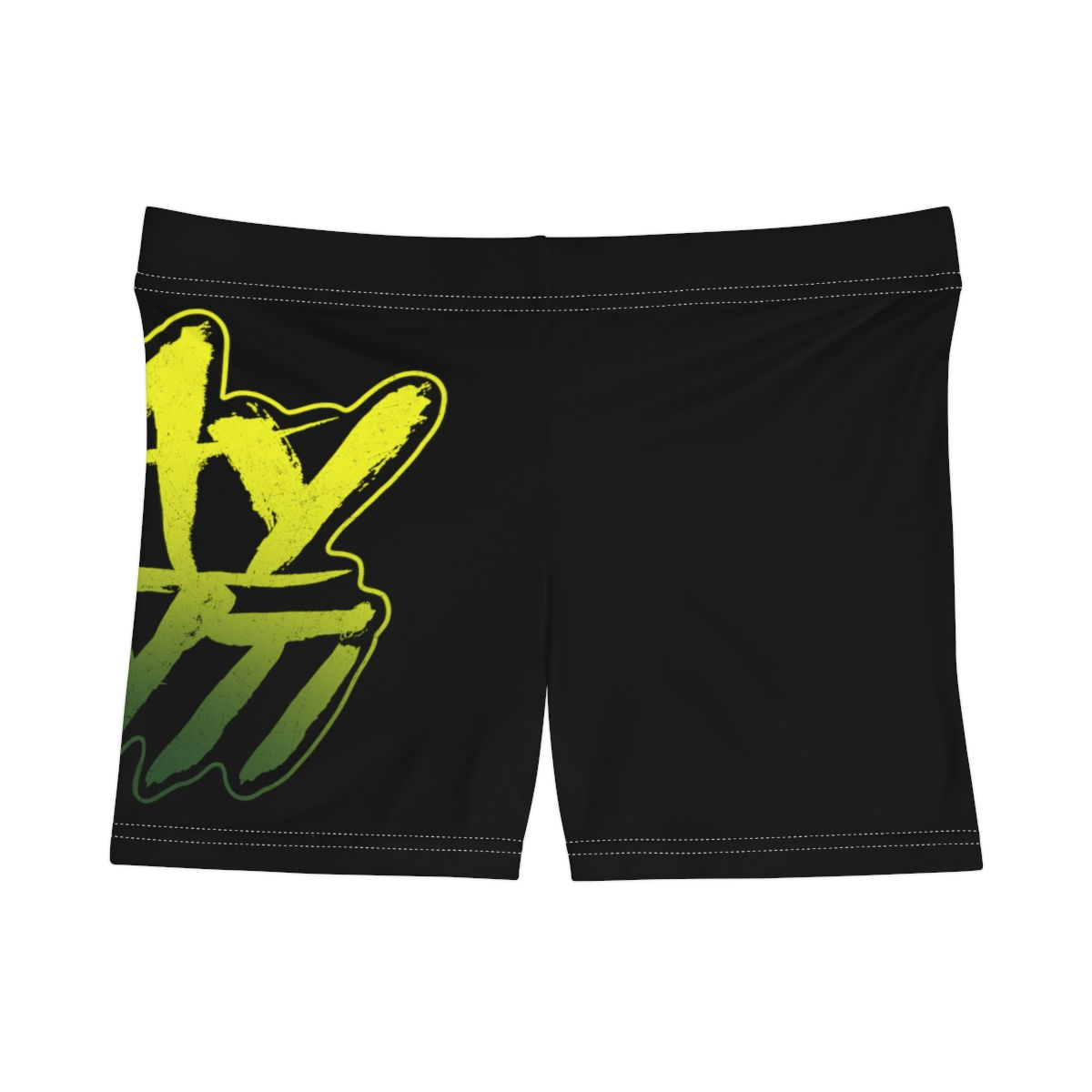 Ray Gotti Women's Shorts (AOP) (Green Fade)