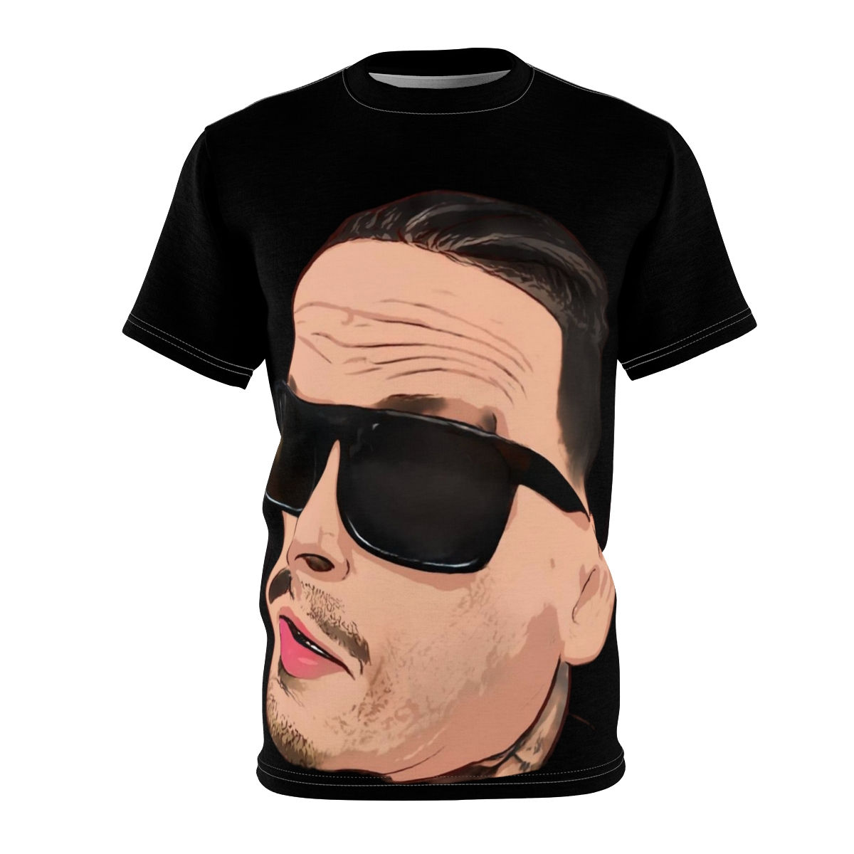 Cartoon Ray Gotti Unisex Cut & Sew Tee (AOP)