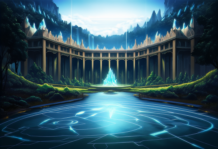 very fine 8KCG wallpapers,Intersection of Shadows and Light,Crystal Trees,Sacred s-1715245