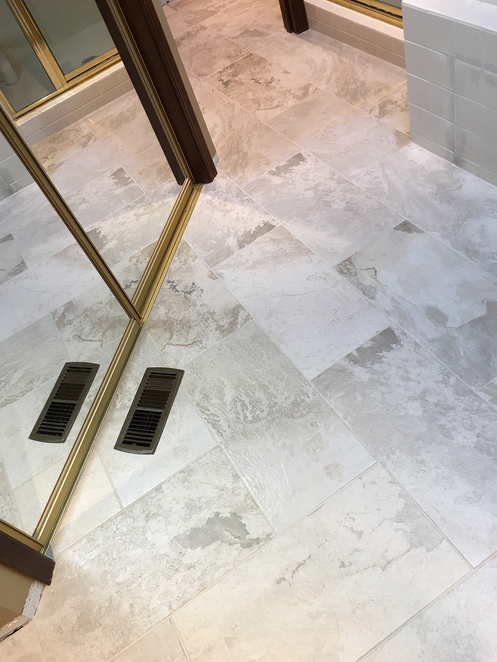 Complicated Floor Tile Installation Till