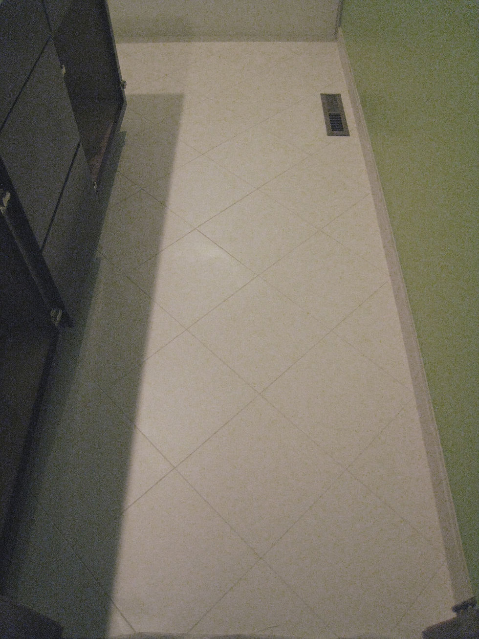 Bathroom Remodel Flooring Installation 9