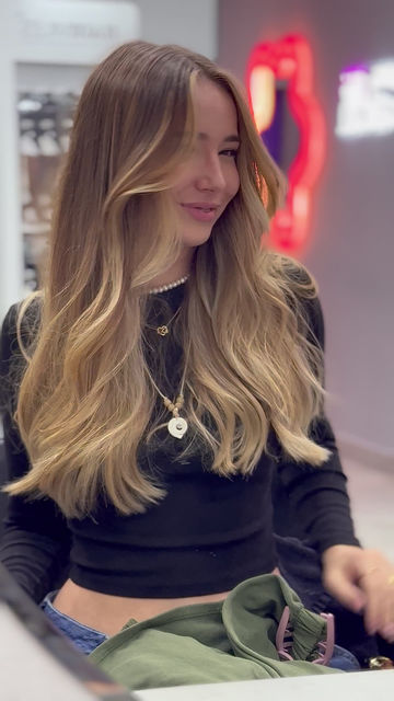 Küçük resim: Full head  highlights and Ombre with 2 times toning   procedures