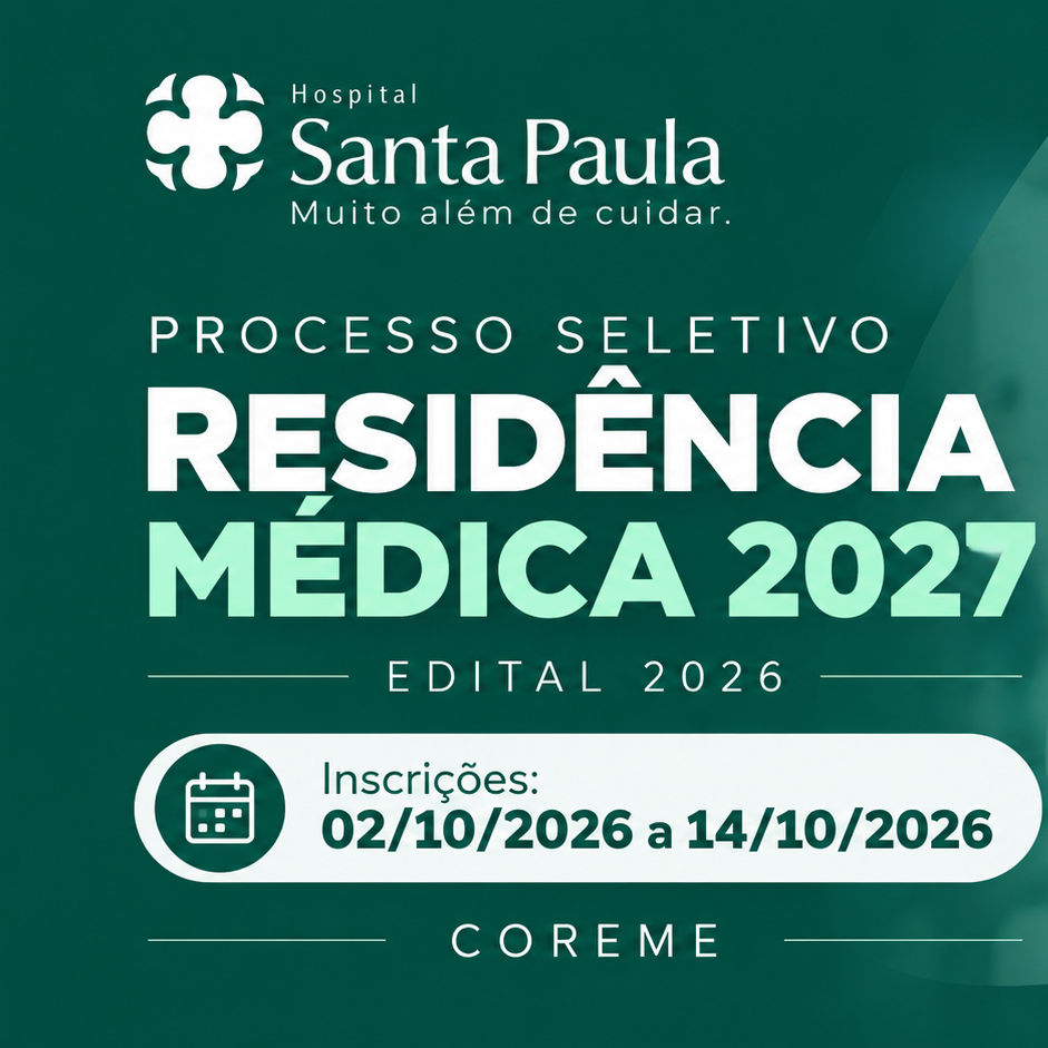 EDITAL PARA O PROCESSO SELETIVO DE RESIDÊNCIA MÉDICA – 2026
