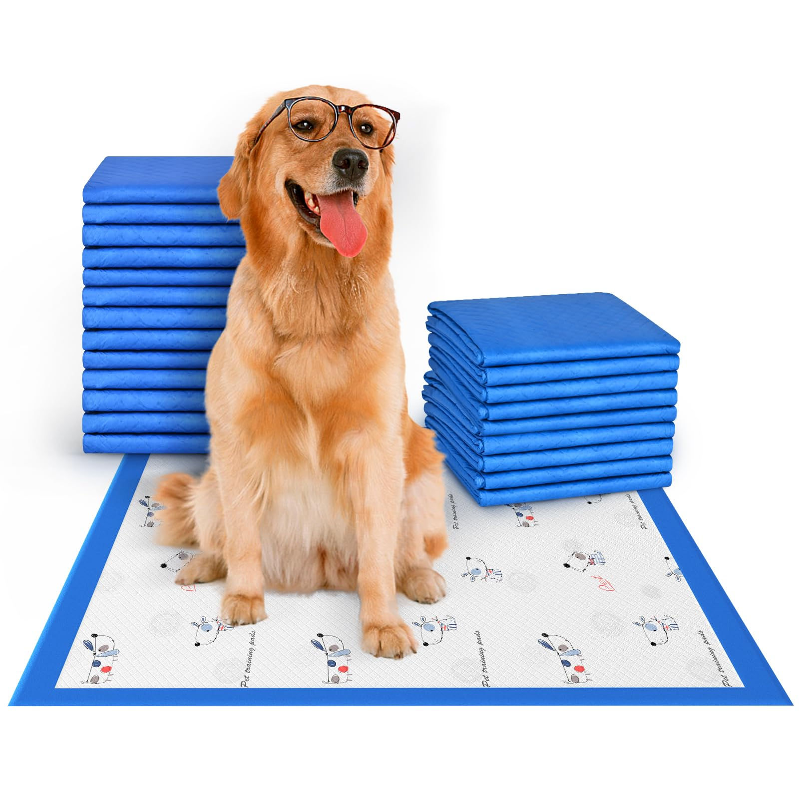 MOHCO Dog Pads Extra Large24"x35" Training Leak Proof Dog Pee Pads Super Absorbe
