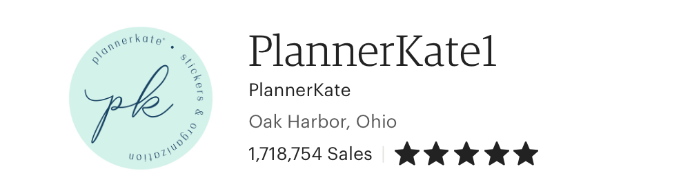 Planner sticker store
