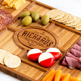 Cutting board with name