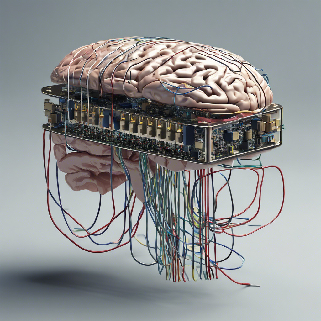 drawing of a micro computer chip with wires attached to a human brain with some wires.jpg