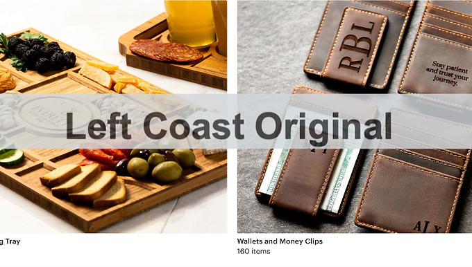 gifts, wallets, cutting boards, home
