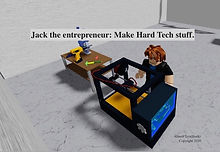 Jack the entrepreneur building prototype