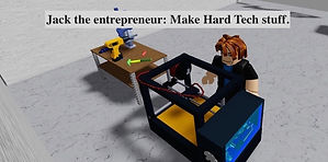 Jack the entrepreneur building prototype