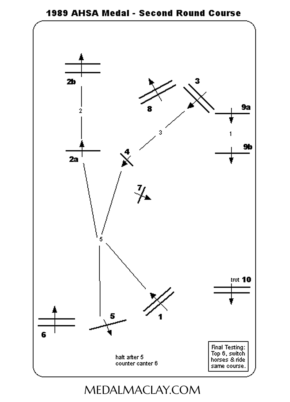1989 AHSA Medal Round 2