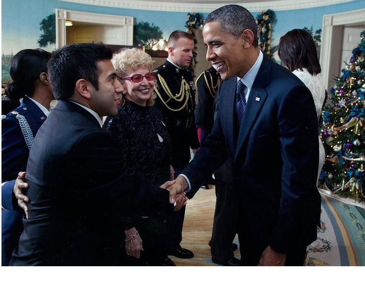Marcelo with President Barack Obama