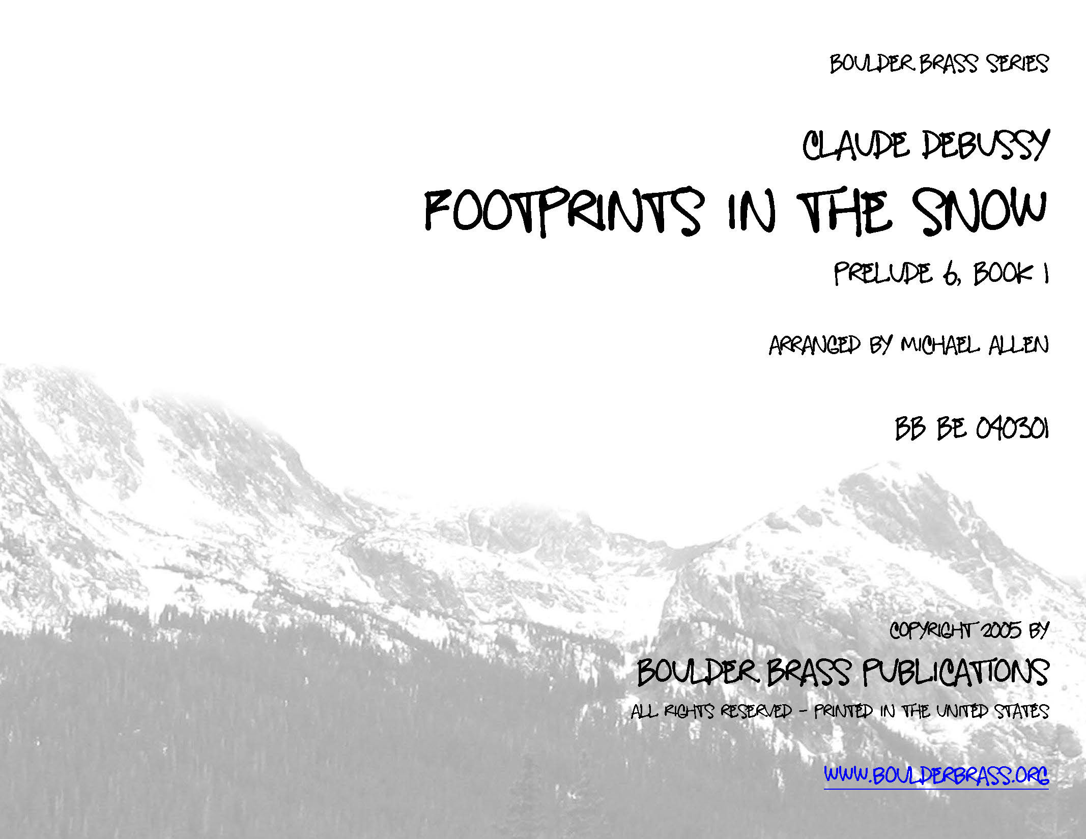 Footprints in the Snow