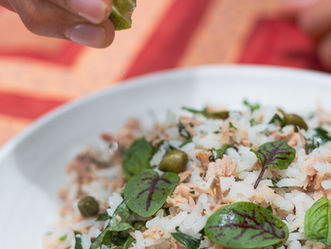 Ensalada de Arroz y atún