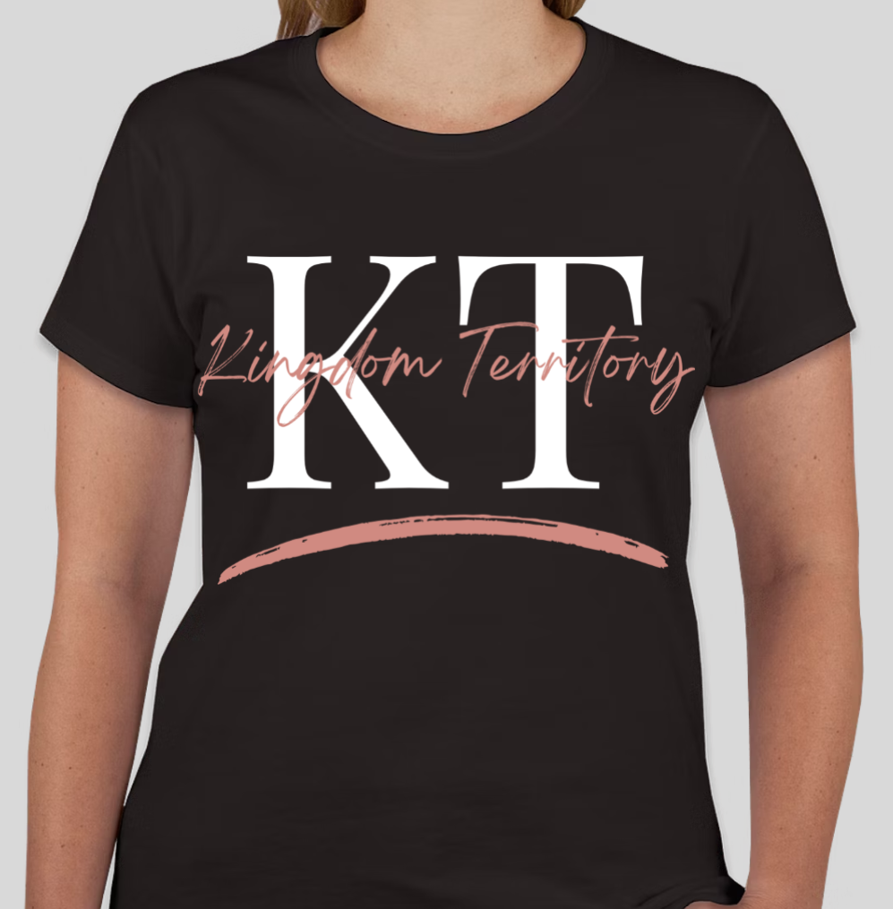 Kingdom Territory - White and Pink Text